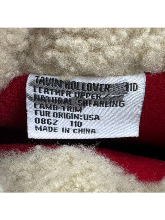Polo Ralph Lauren Boots Tavin Rollover Shearling Lined Black Men\'s Size 11D main image 9